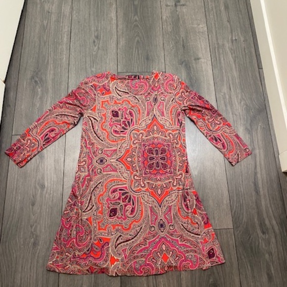 Weekend Max Mara Paisley Boho Tunic Top Size S - Picture 4 of 6